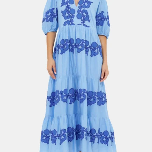 Puff Maxi Dress