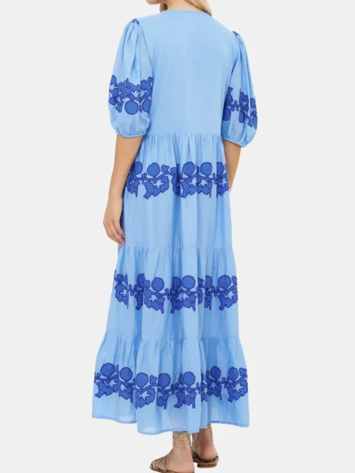 Puff Maxi Dress