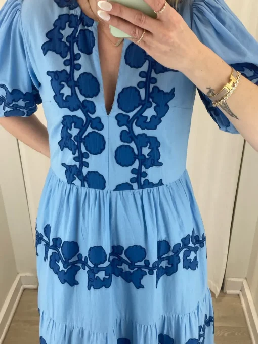 Puff Maxi Dress