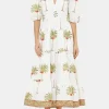 Puff Sleeve Maxi Dress