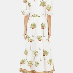 Puff Sleeve Maxi Dress