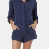 River Raw Edge Romper
