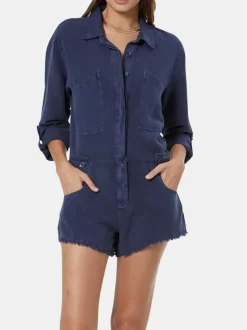 River Raw Edge Romper