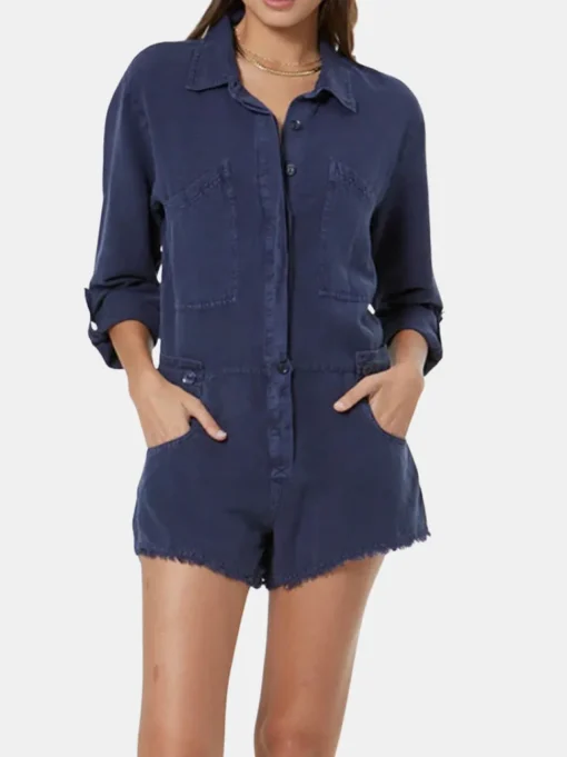 River Raw Edge Romper