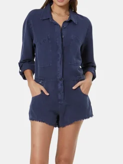 River Raw Edge Romper