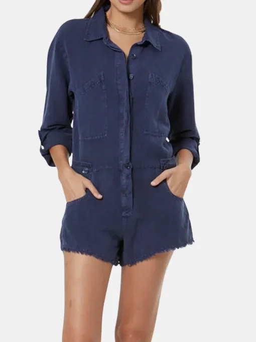 River Raw Edge Romper