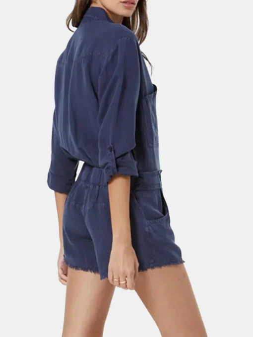 River Raw Edge Romper