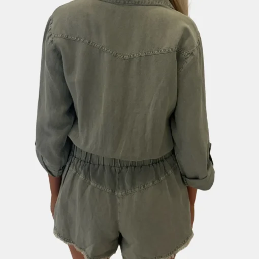 River Raw Edge Romper