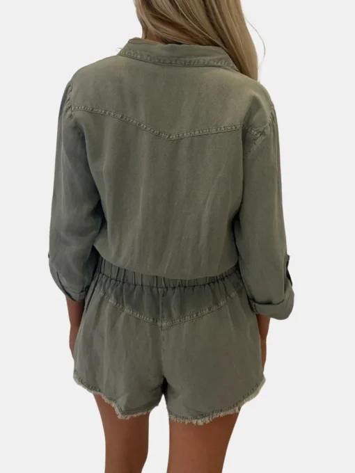 River Raw Edge Romper