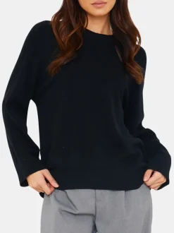 Saddle Shoulder Rib Crew