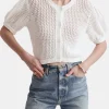 Samantha Crochet Cropped Cardigan