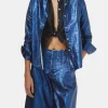 San Marino Metallic Linen Shirt