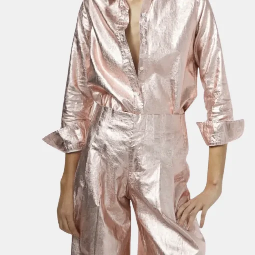 San Marino Metallic Linen Shirt