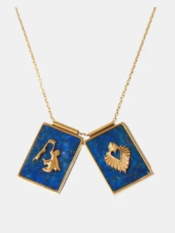 Scapular Virgin & Sacred Heart Necklace