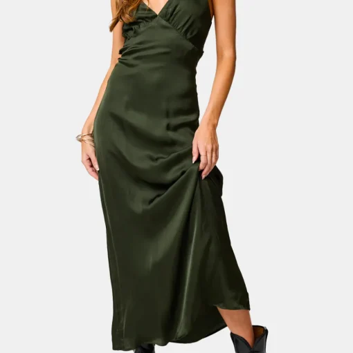 Silky Lucia Maxi Dress