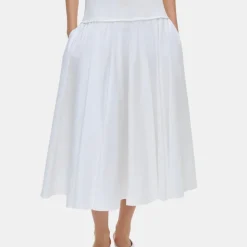 Stella Pleated Skirt with Knit