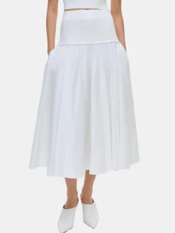 Stella Pleated Skirt with Knit