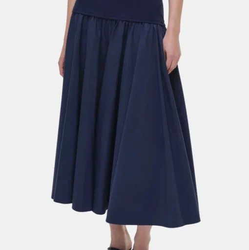 Stella Pleated Skirt with Knit