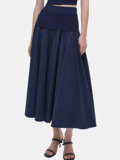 Stella Pleated Skirt with Knit