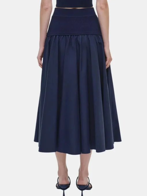 Stella Pleated Skirt with Knit