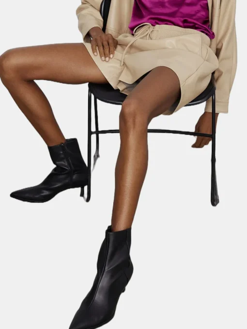 Stony Faux Leather Short