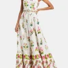 Taha Long Dress With Buckle