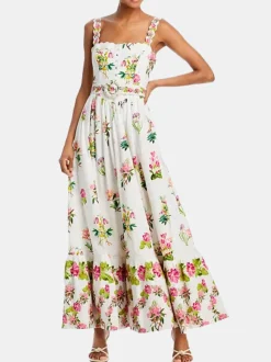 Taha Long Dress With Buckle