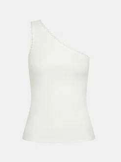 Tallulah One Shoulder Rib Tank