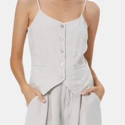 Tate Linen Top