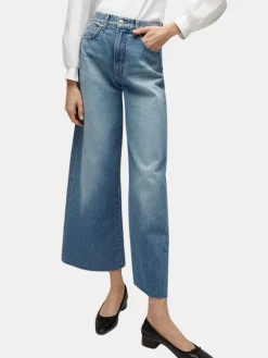 Taylor Cropped High Rise Wide Pant