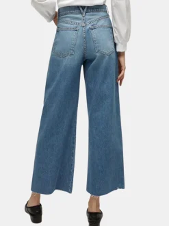 Taylor Cropped High Rise Wide Pant