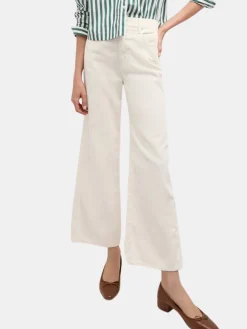 Taylor Cropped High Rise Wide Pant