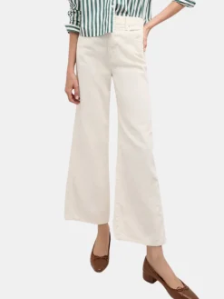 Taylor Cropped High Rise Wide Pant