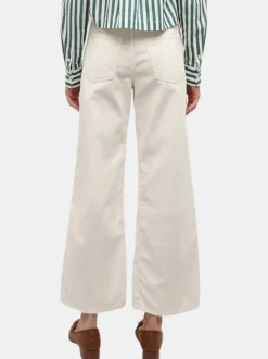 Taylor Cropped High Rise Wide Pant