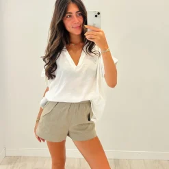 Taylor Linen Blend Shorts