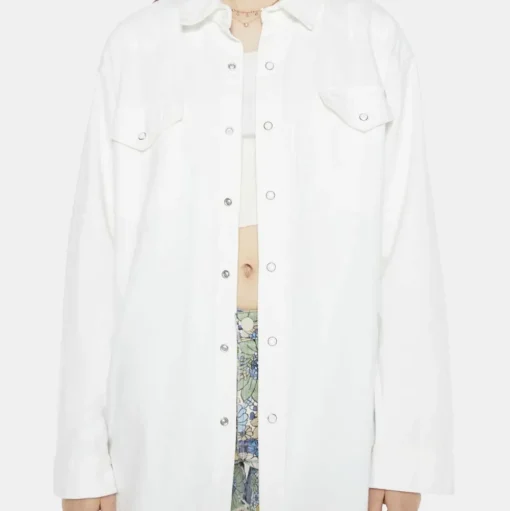 The Exes And Ohs Denim Top