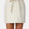Valeria Faux Leather Short Skirt