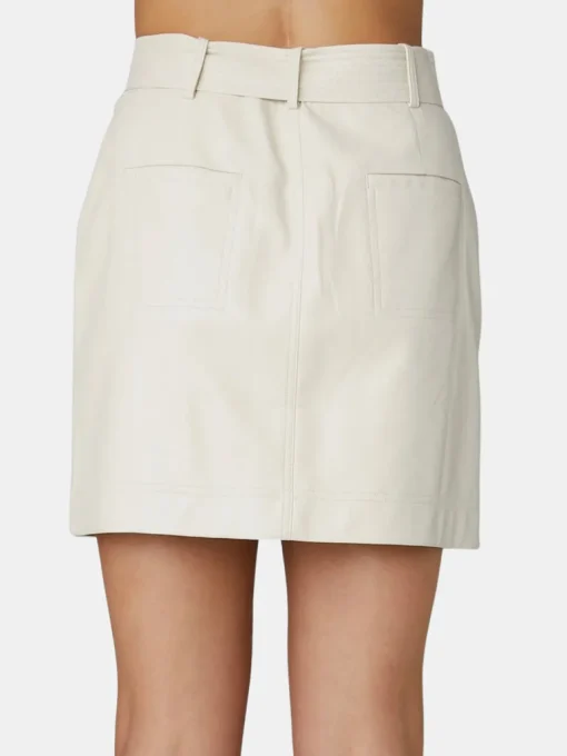 Valeria Faux Leather Short Skirt