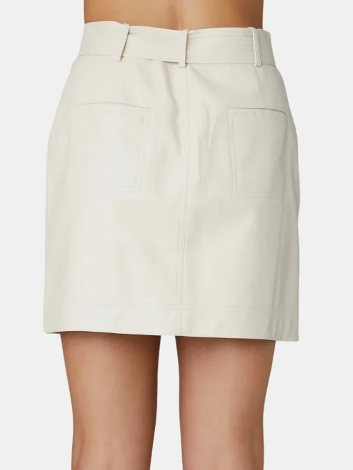 Valeria Faux Leather Short Skirt