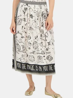 Vanessa Printed Midi Skirt