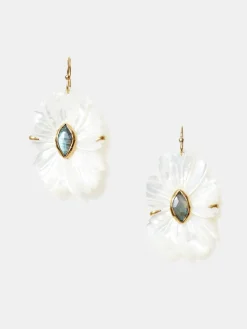White Mother of Pearl Earrings