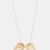 XL Scapular Virgin & Sacred Heart Necklace