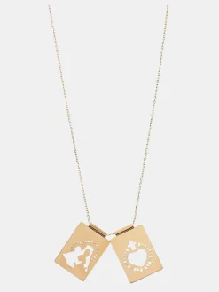 XL Scapular Virgin & Sacred Heart Necklace