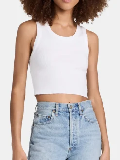 Cropped Poppy Tank