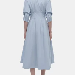 Jazz Pintuck Midi Dress