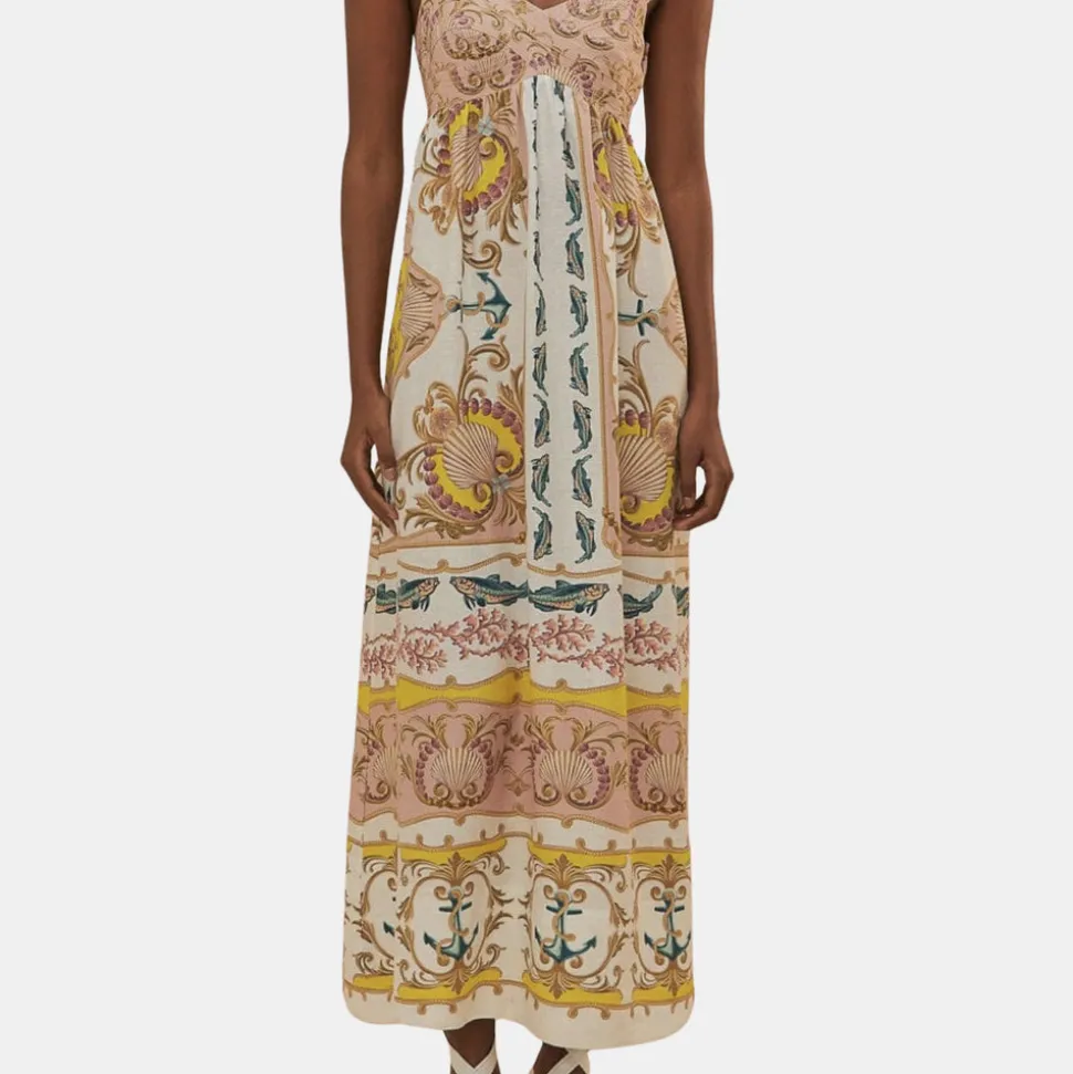 Maritime Magic Sleeveless Maxi