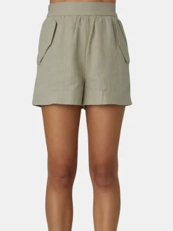 Taylor Linen Blend Shorts