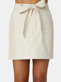 Valeria Faux Leather Short Skirt