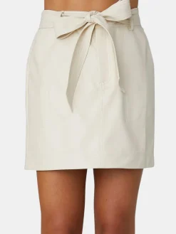 Valeria Faux Leather Short Skirt